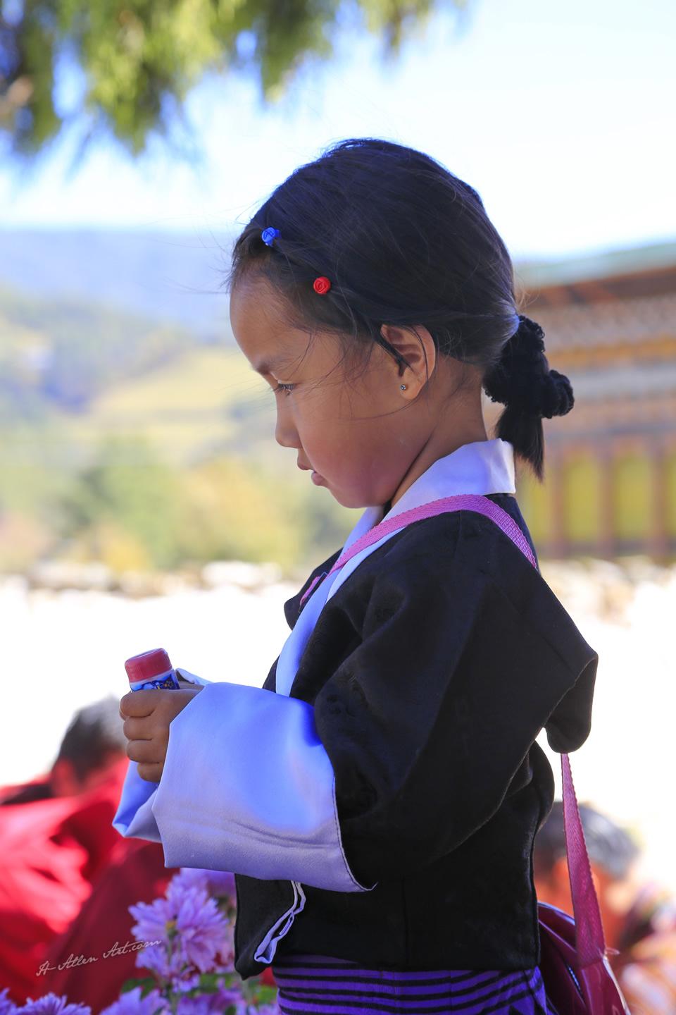 Bhutanese Girl II, Bumthang, Bhutan Bhutanese Girl II, Bumthang, Bhutan